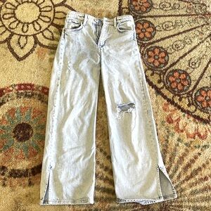 HNM faded, distressed jeans size kids 8